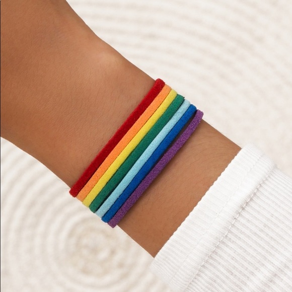 #179 Rainbow Rope Fashion Bracelet - Picture 1 of 12
